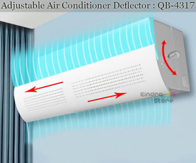 Adjustable Air Conditioner Deflector : QB-4317